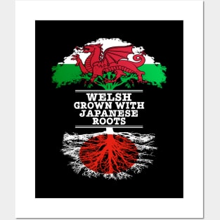 Welsh Grown With Japanese Roots - Gift for Japanese With Roots From Japan Posters and Art